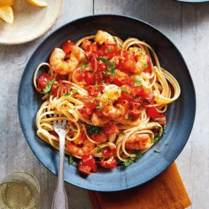 CHILLI PRAWN LINGUINE